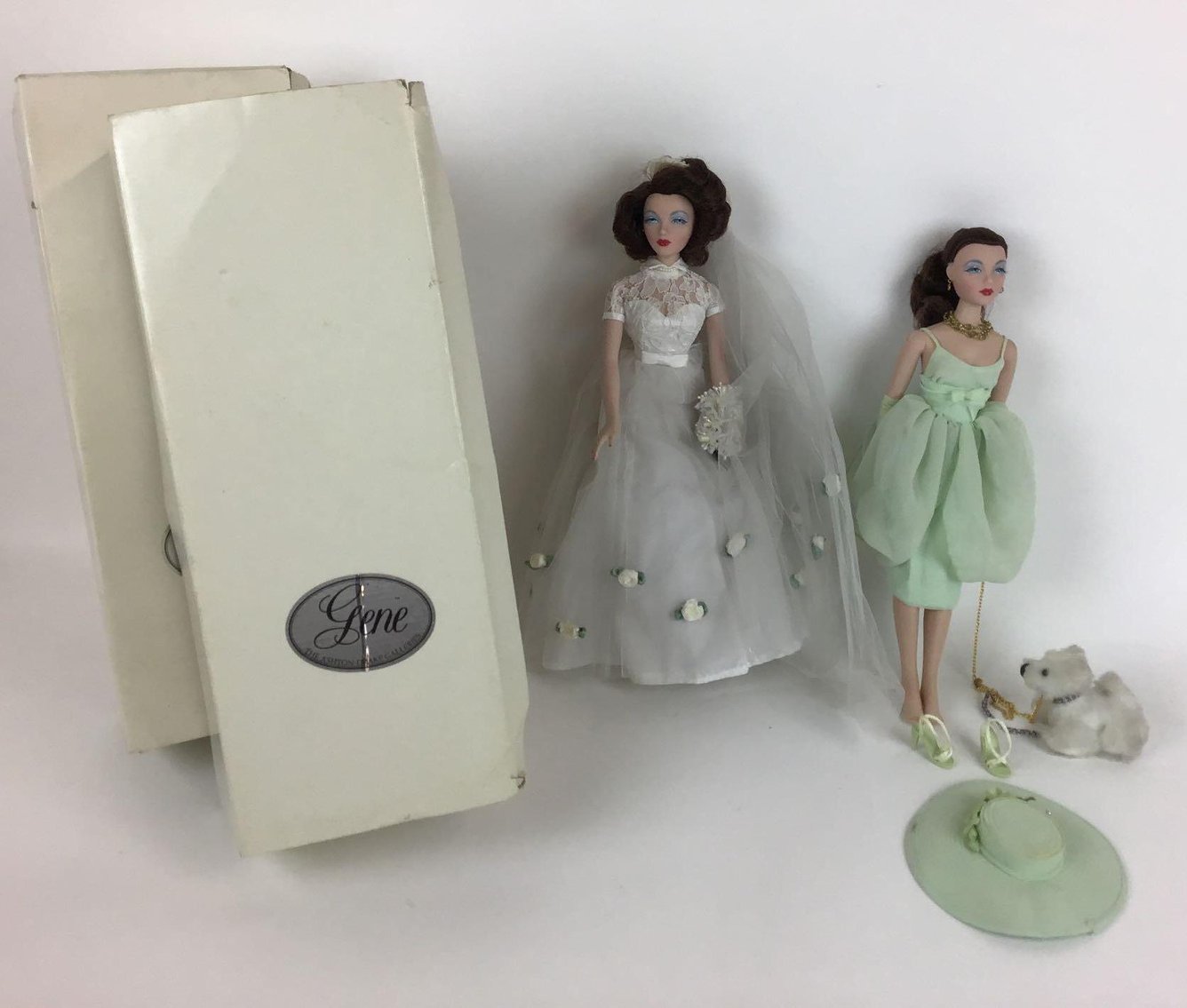 Image for PAIR OF GENE DOLLS.