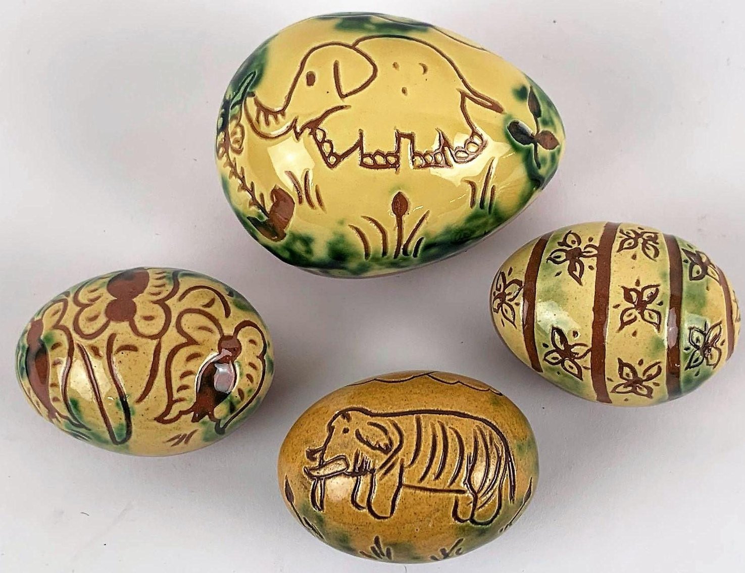 Image for Decorated Redware Eggs