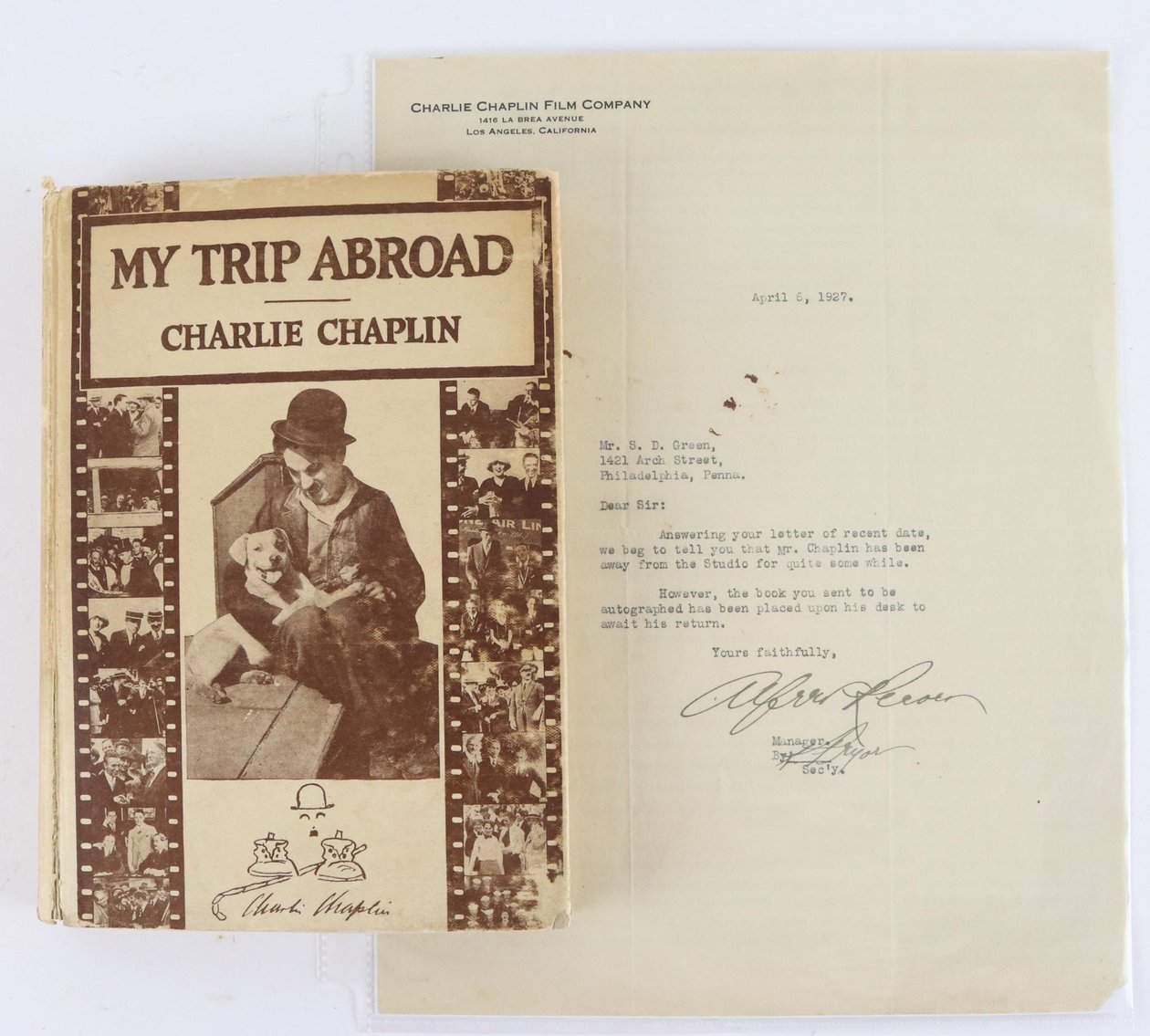Image for Charlie Chaplin Autograph