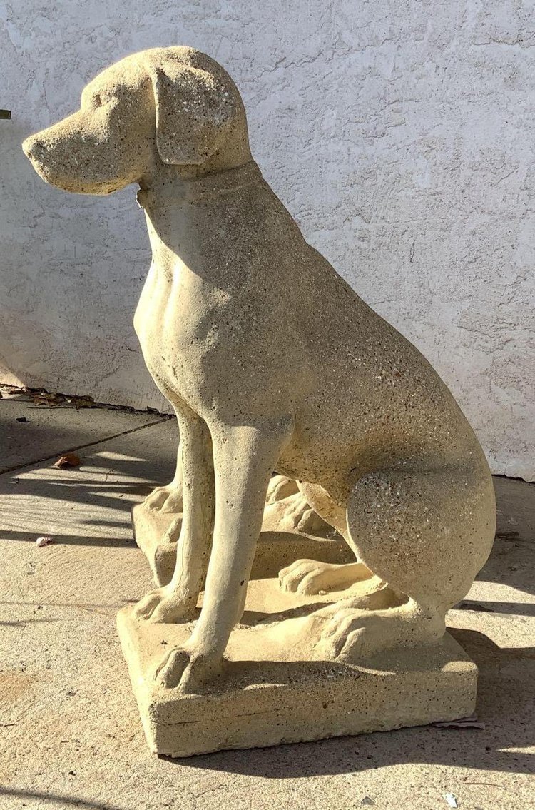 Image for Concrete Dog Statues