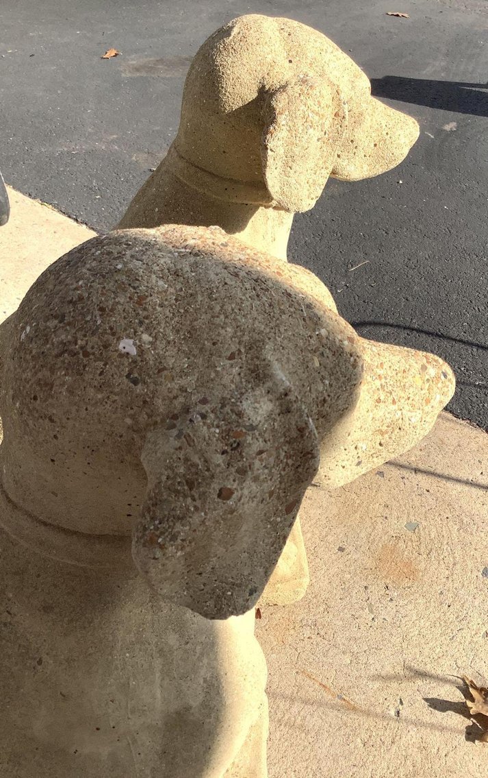 Image for Concrete Dog Statues