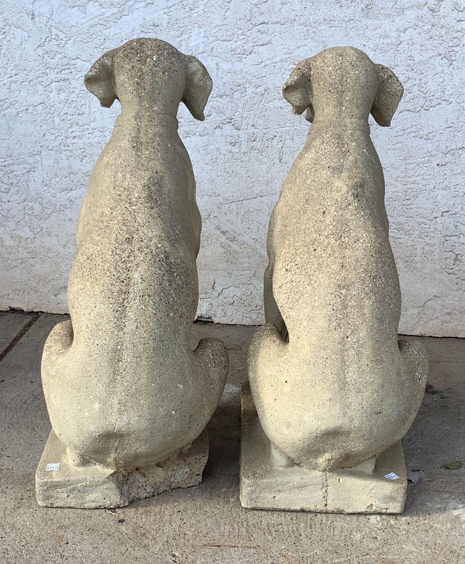 Image for Concrete Dog Statues