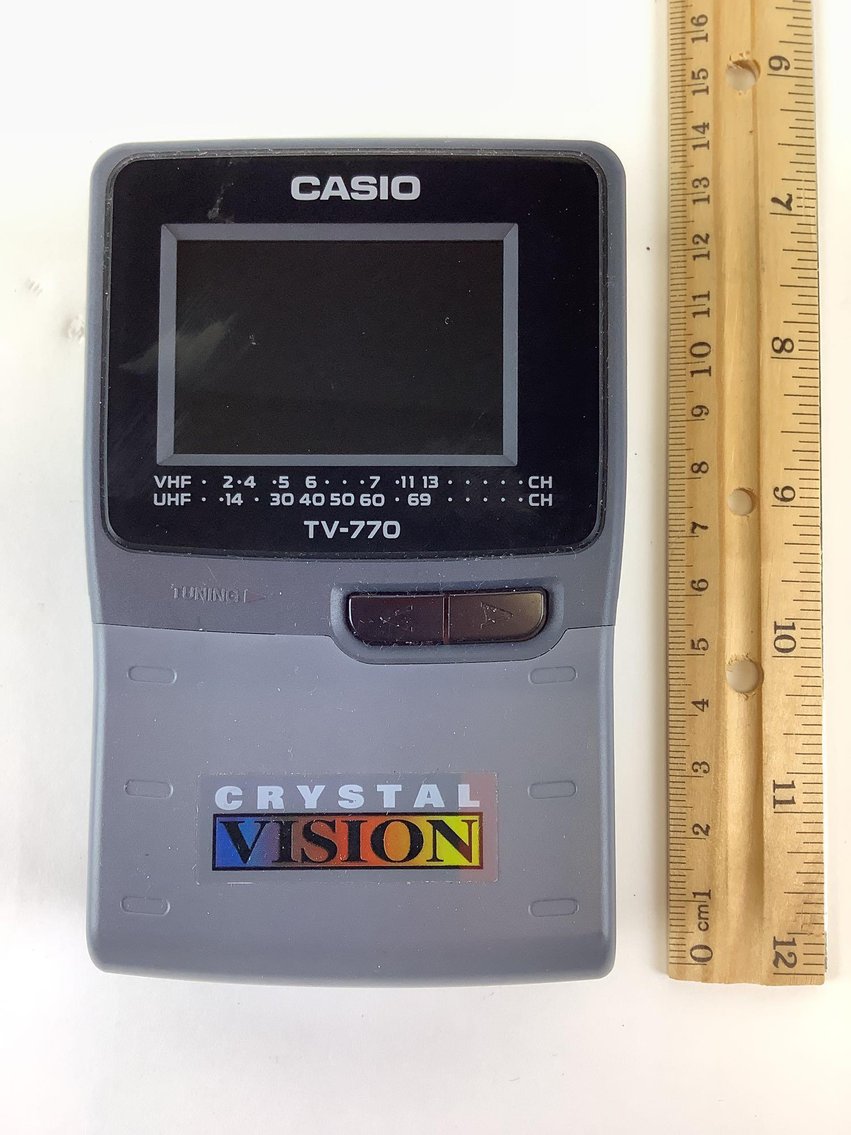 Image for Sony Watchmen, Panasonic Master Thin Portable Radio & Casio Portable Television