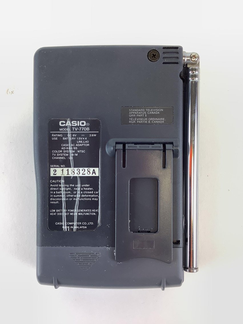 Image for Sony Watchmen, Panasonic Master Thin Portable Radio & Casio Portable Television