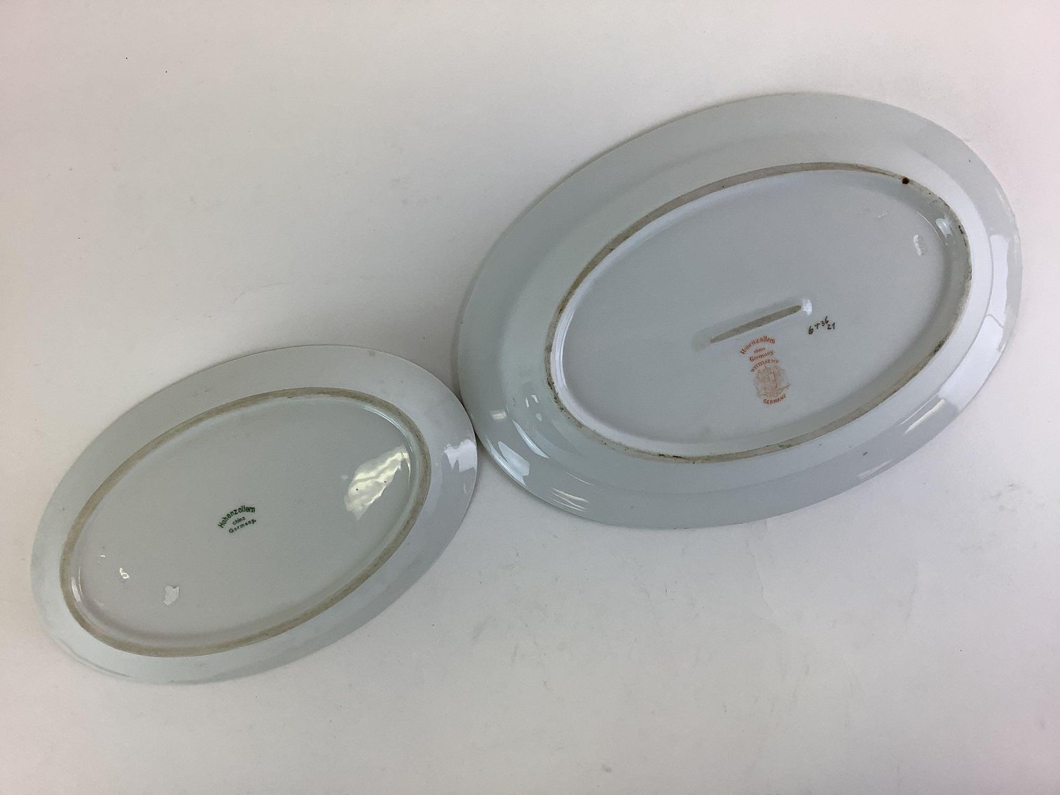 Image for Hohenzollern China, Royal Bakewell & McKee Milk Glass