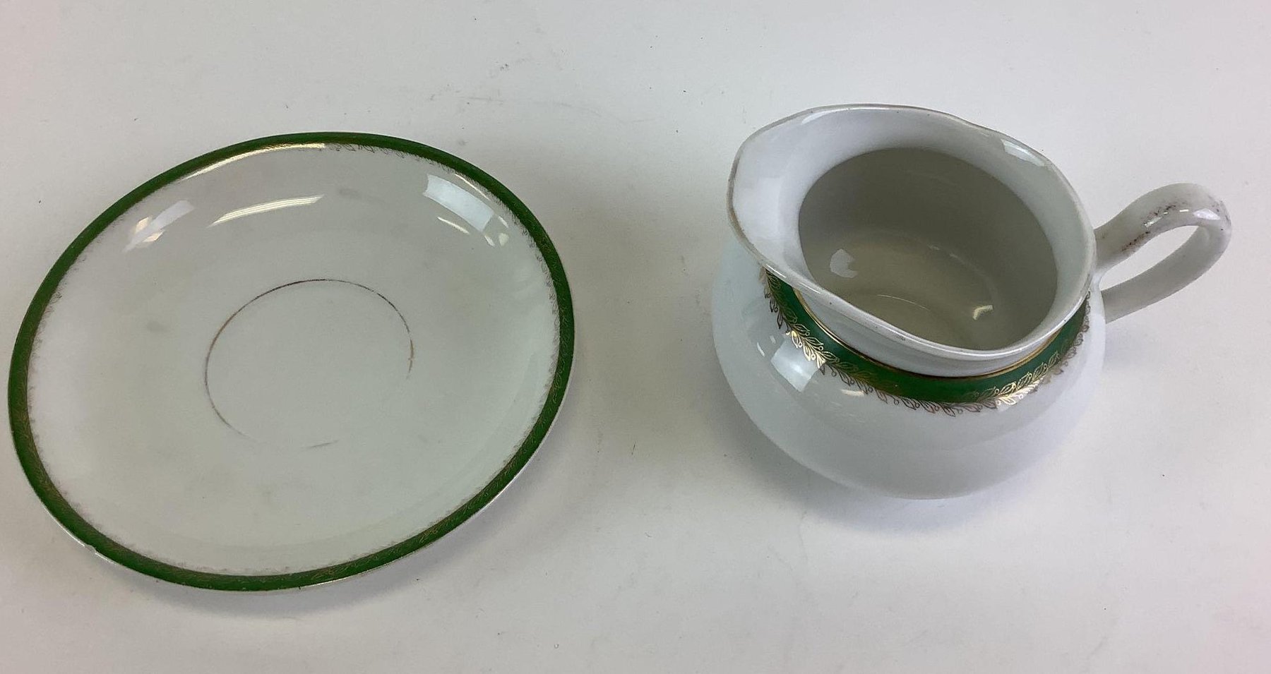 Image for Hohenzollern China, Royal Bakewell & McKee Milk Glass