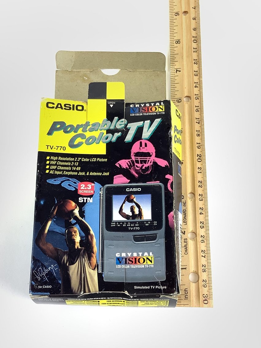 Image for Sony Watchmen, Panasonic Master Thin Portable Radio & Casio Portable Television