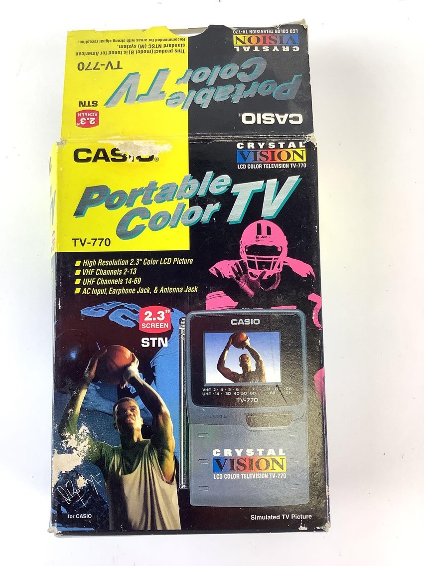 Image for Sony Watchmen, Panasonic Master Thin Portable Radio & Casio Portable Television