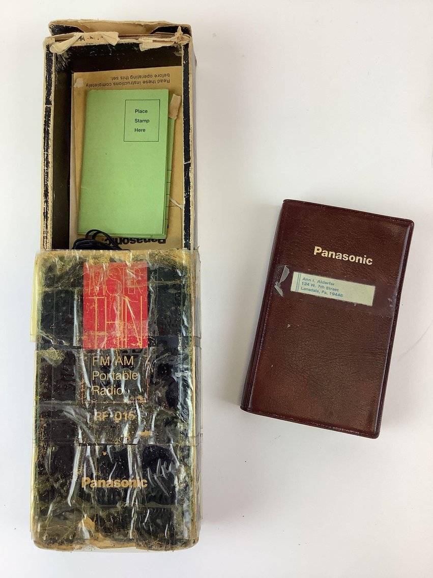 Image for Sony Watchmen, Panasonic Master Thin Portable Radio & Casio Portable Television