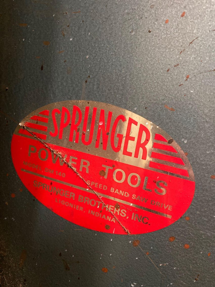 Image for Sprunger Bandsaw with Dayton Electric Motor