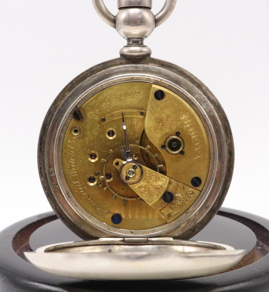 Image for Elgin Coin Silver Pocket Watch