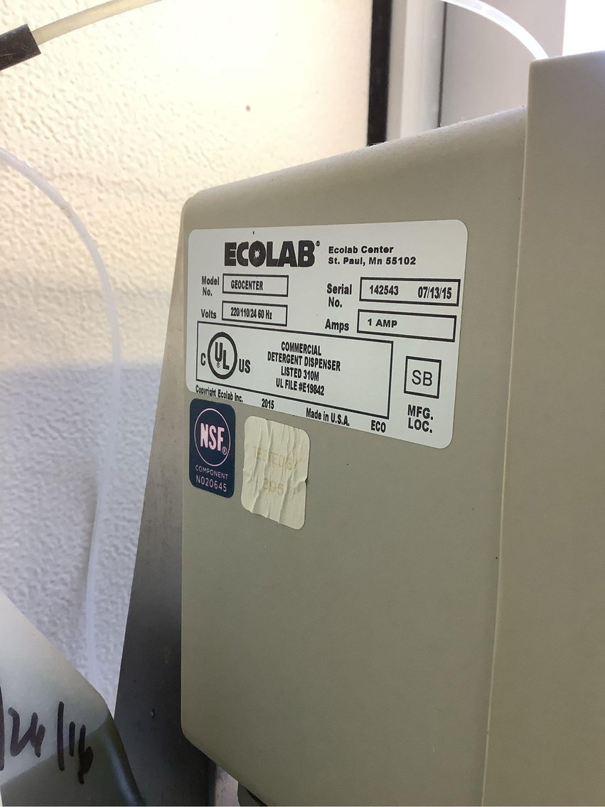 Image for Hobart Commercial Dishwasher & EcoLab Equipment