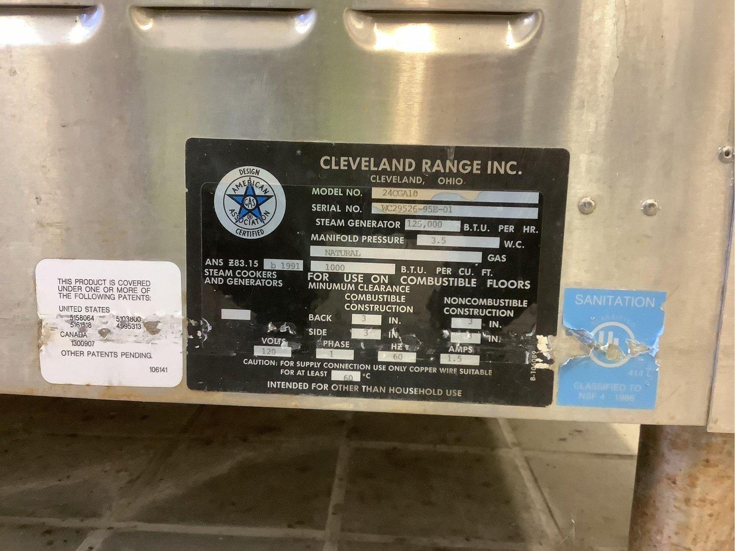 Image for Cleveland SteamCraft Ultra 10 Pan Floor Steamer