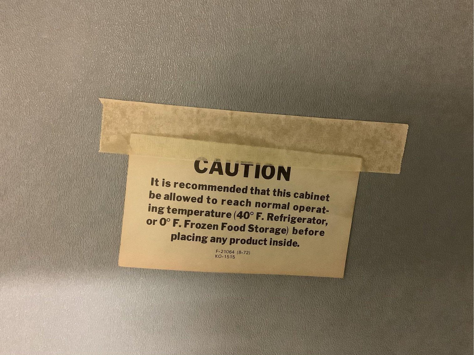 Image for Hobart Pass Through Refrigerator