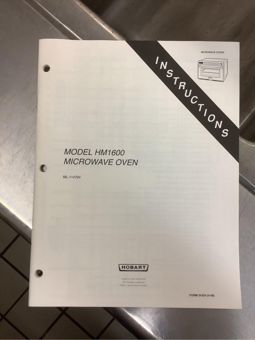 Image for Hobart Microwave Oven & Cart