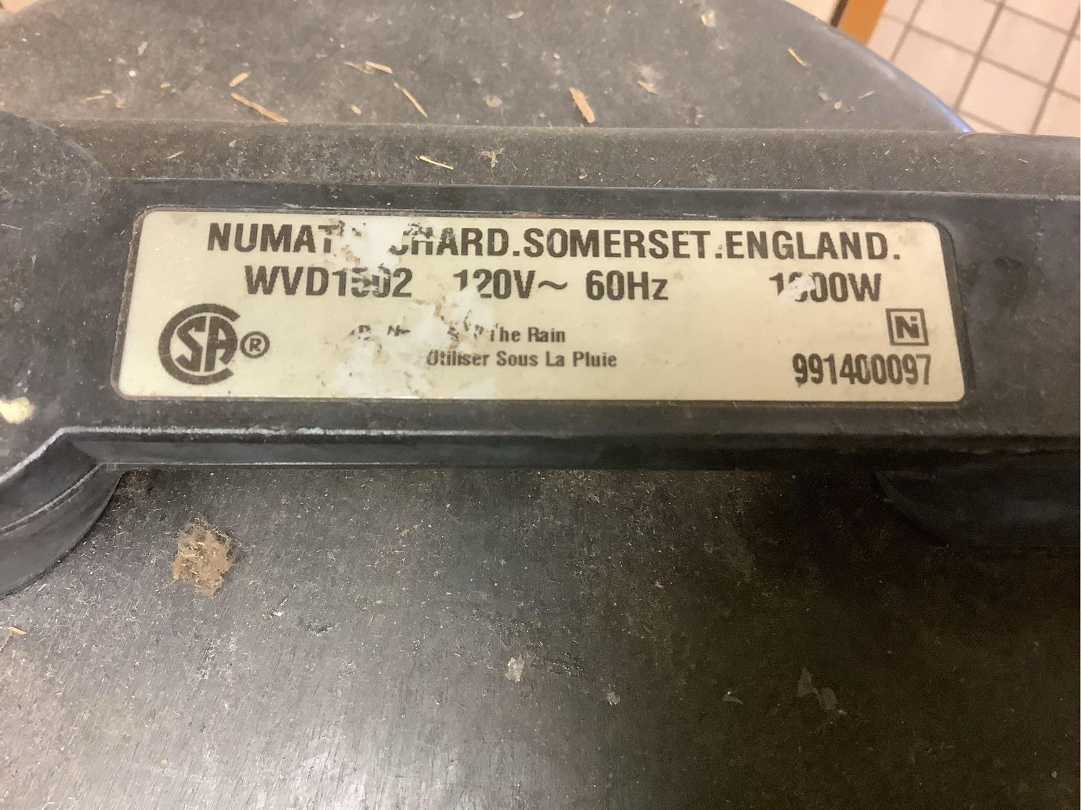 Image for Numatic Industrial Vaccum