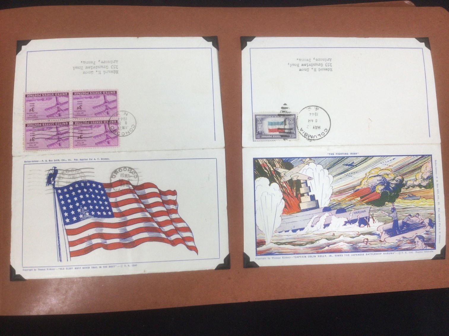 Image for US World War II Patriotic Covers
