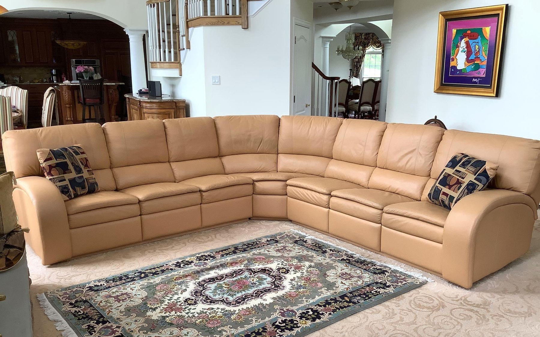 Image for Leather Sectional Sofa