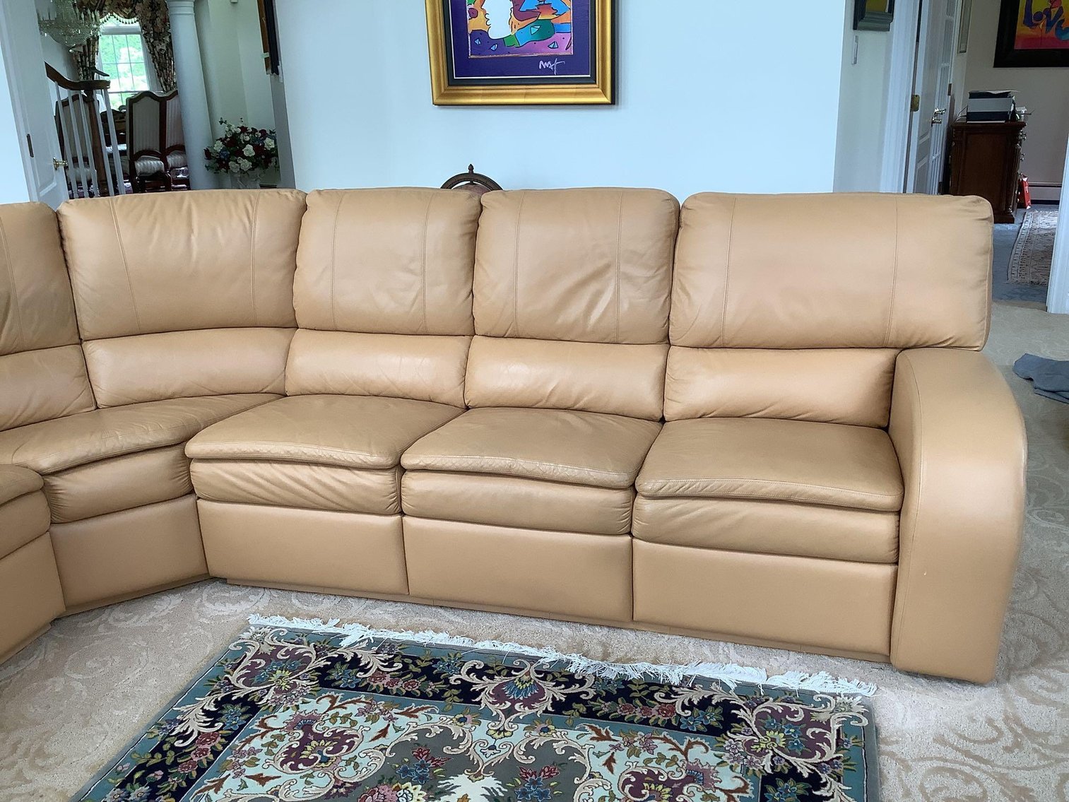 Image for Leather Sectional Sofa