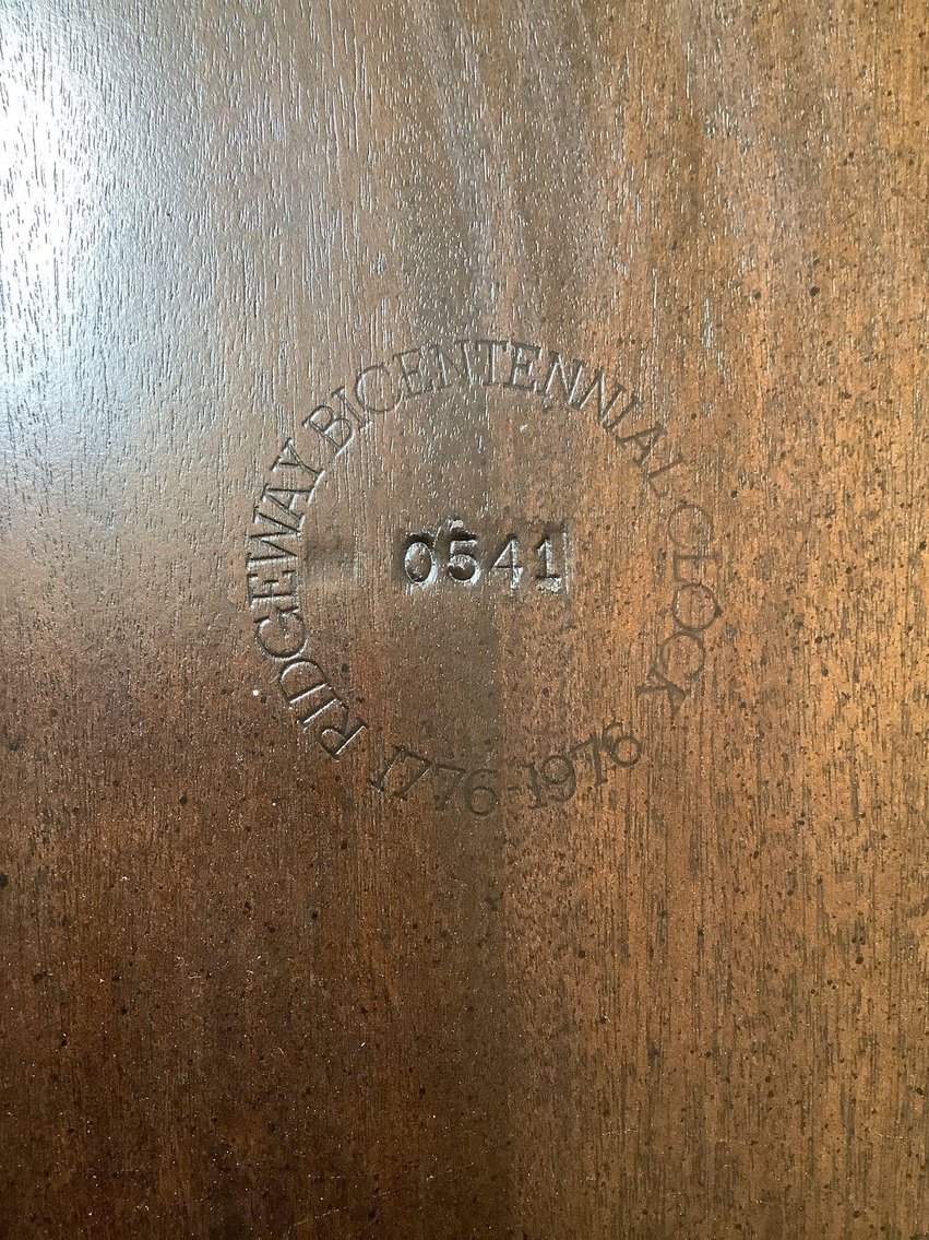 Image for Ridgeway Bicentennial Grandfather Clock