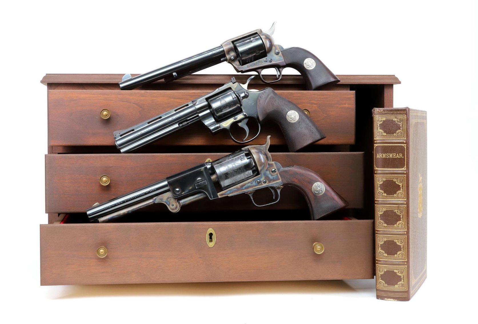 Image for Colt American Heritage Bicentennial 1776-1976 3 Gun Cased Set