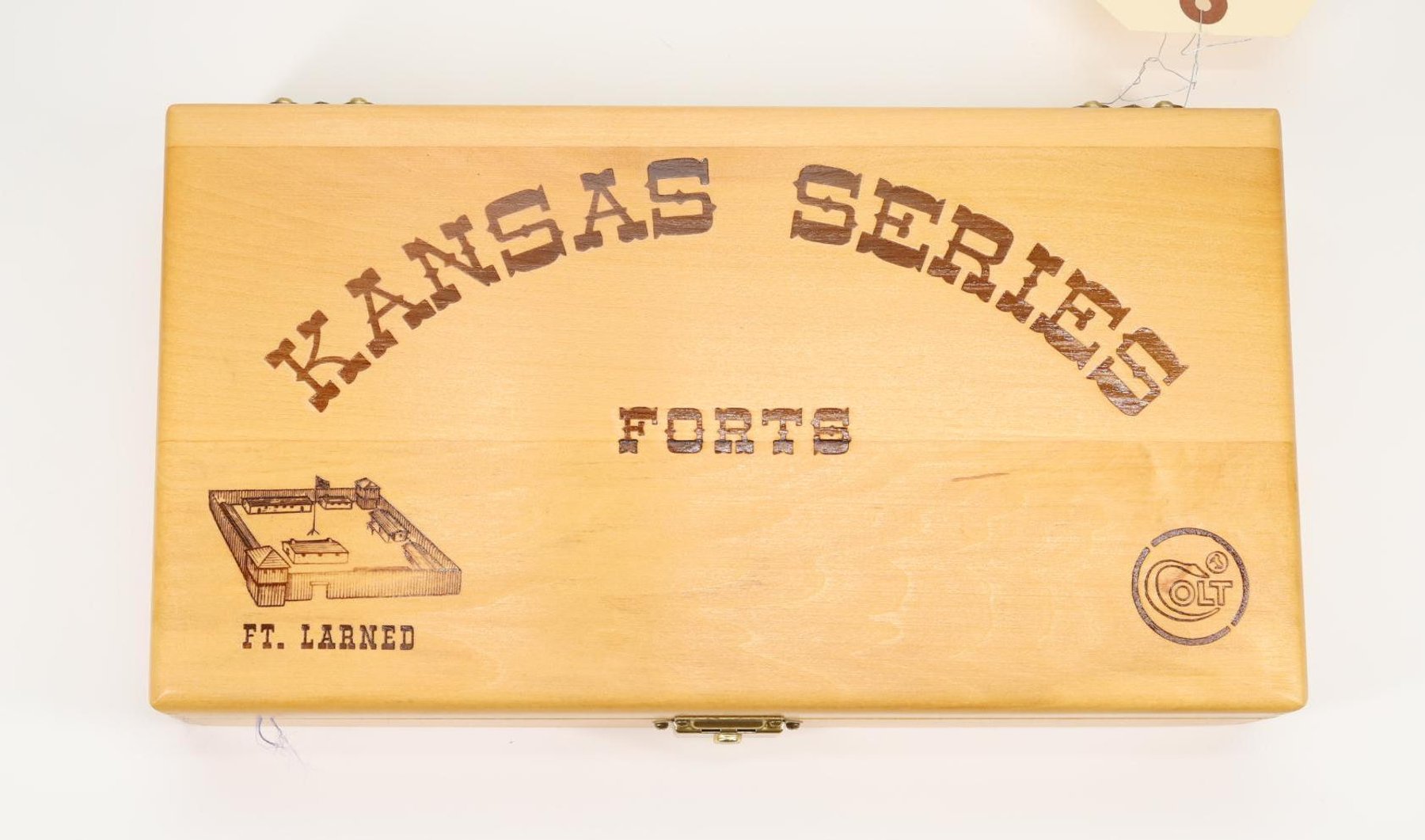 Image for Colt Frontier Scout Kansas Series Fort Larned 1869-1969 Single Action Revolver Cased Set
