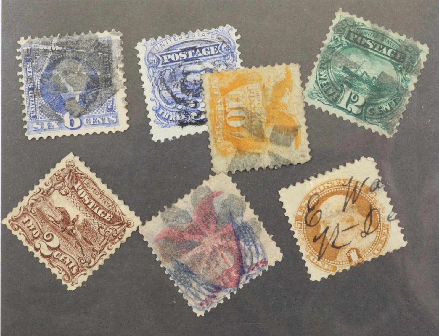 Image for US Stamps #112-#117, #121