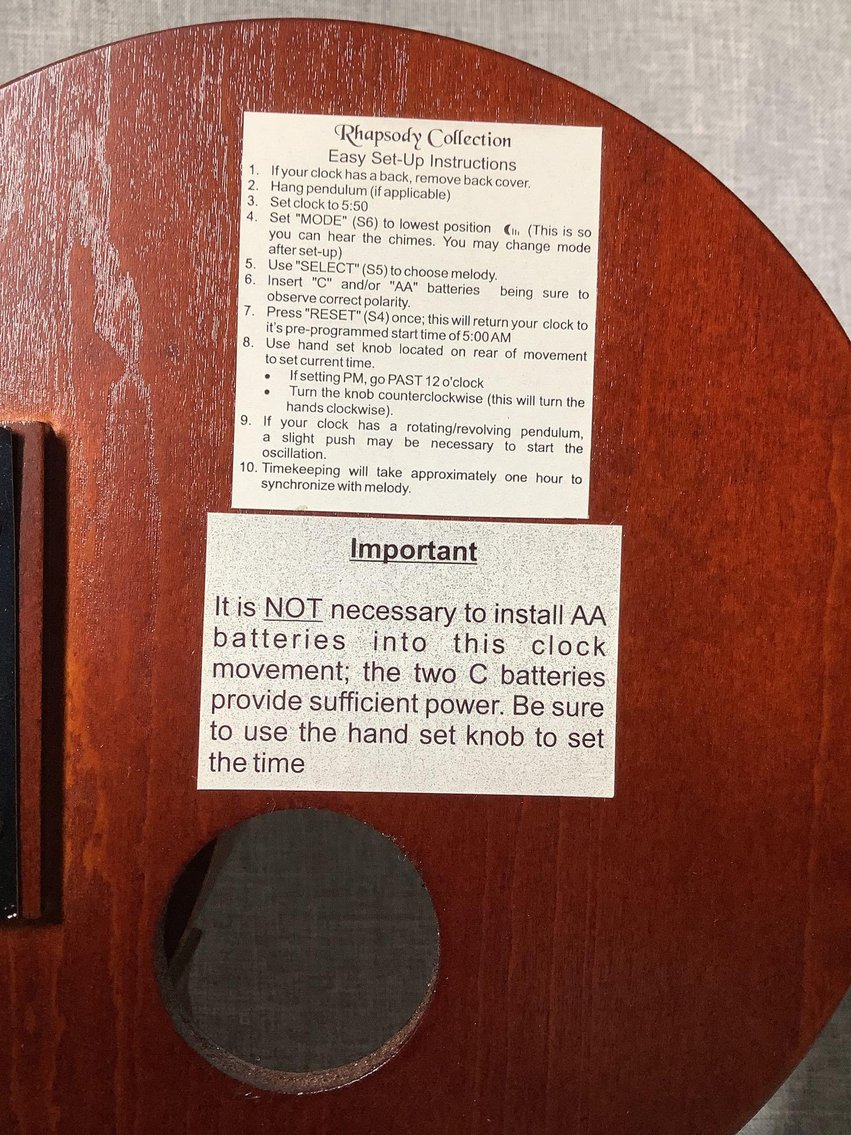 Image for Bulova Rhapsody Clock