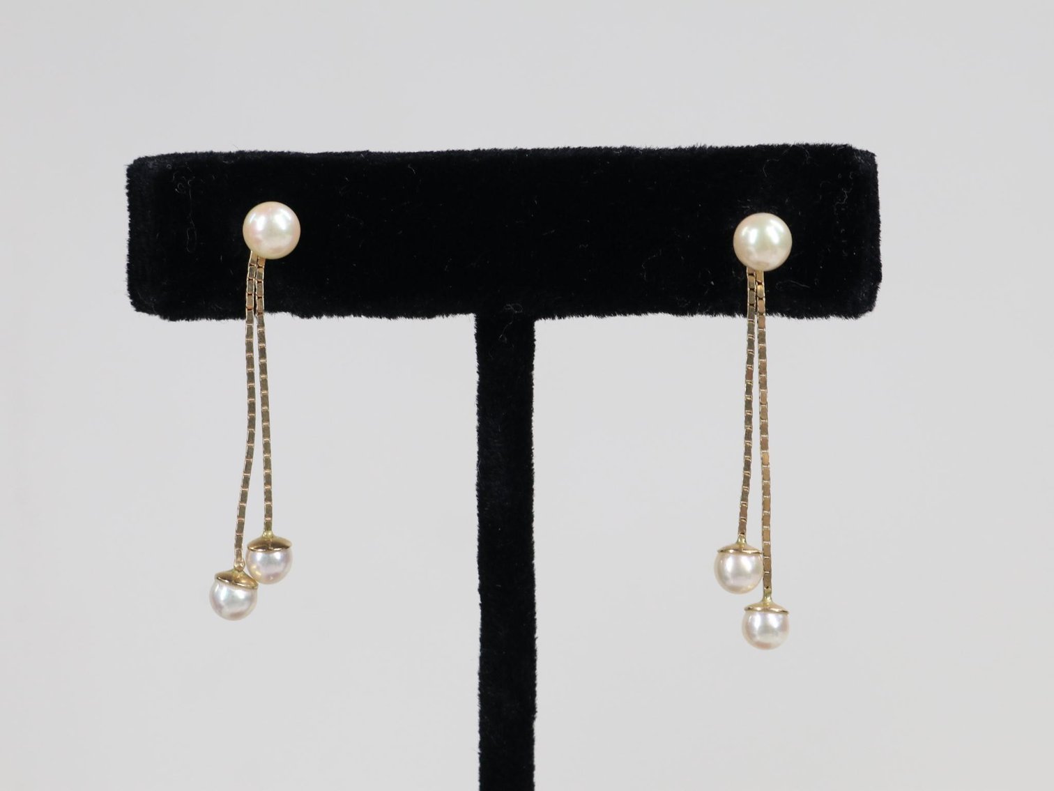 Image for 14KY Gold Pearl Pin, Earrings