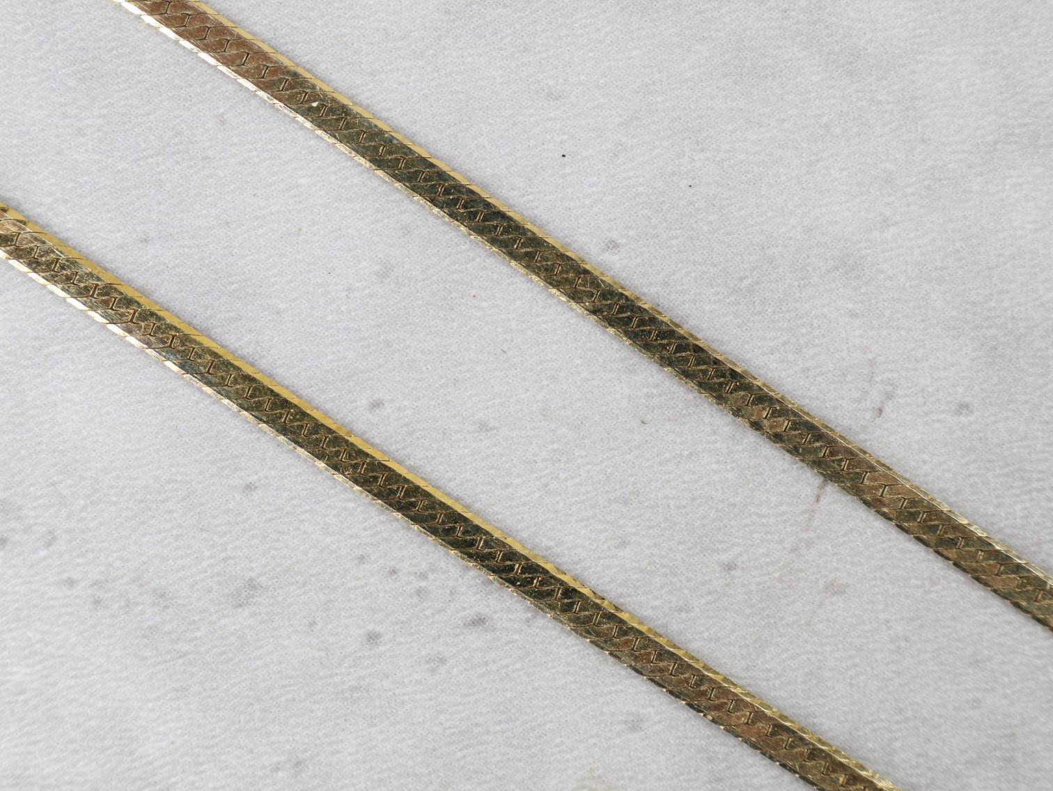 Image for 14KY Gold Chevron Necklace