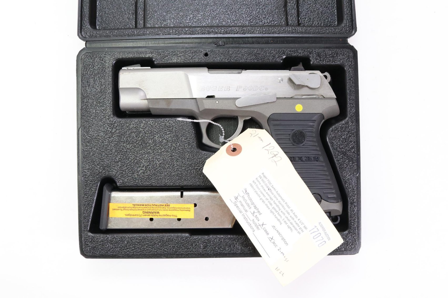 Image for Ruger P90C Semi Automatic Pistol