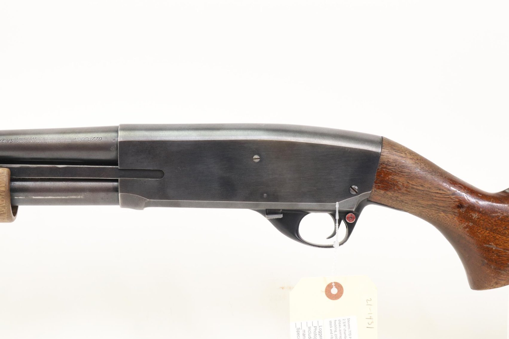 Image for Stevens 77D Pump Action Shotgun