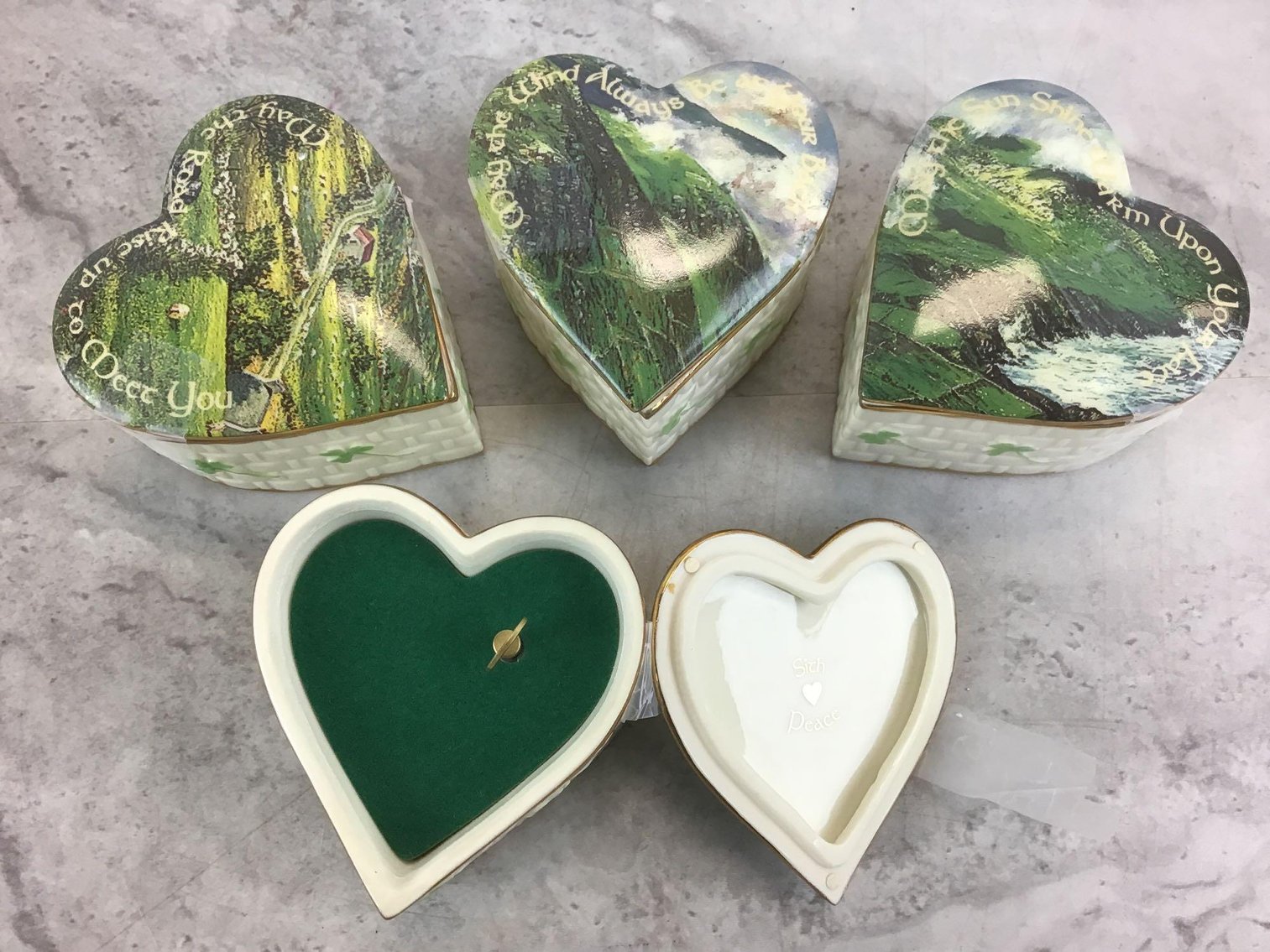 Image for Hammersley Tea Set, Lefton Lamp & Irish Blessing Music Boxes