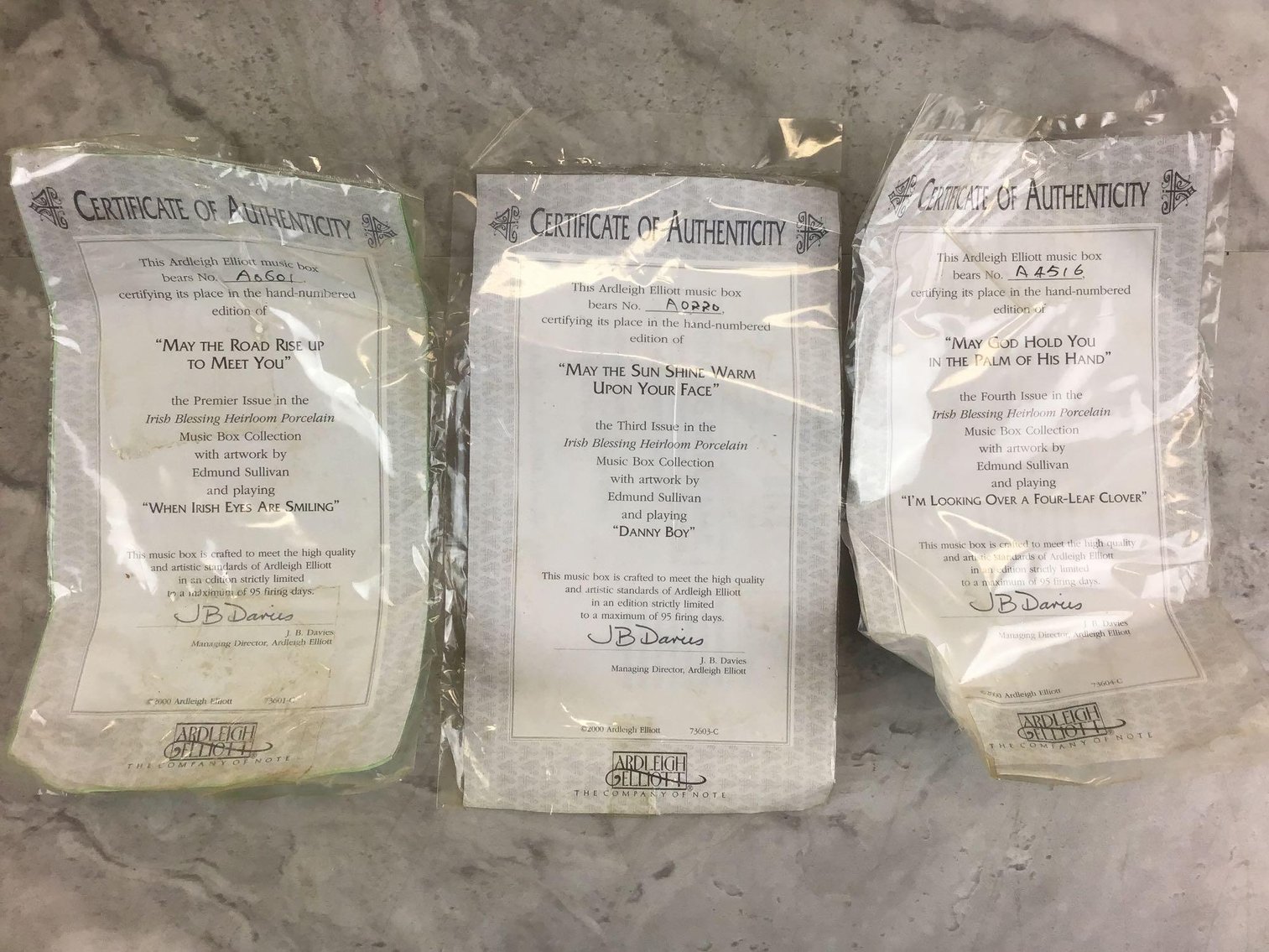 Image for Hammersley Tea Set, Lefton Lamp & Irish Blessing Music Boxes