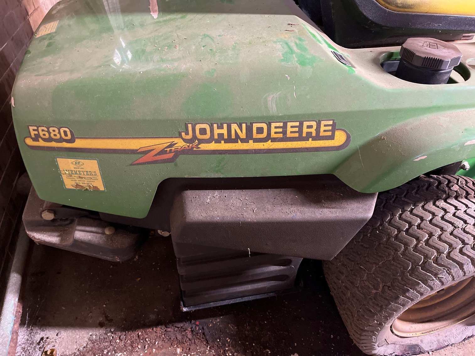 Image for John Deere Zero Turn  F680 Mower