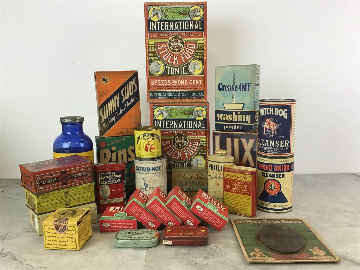 Image for Madame C.J. Walker's Shampoo and Assorted Soap & Product Containers