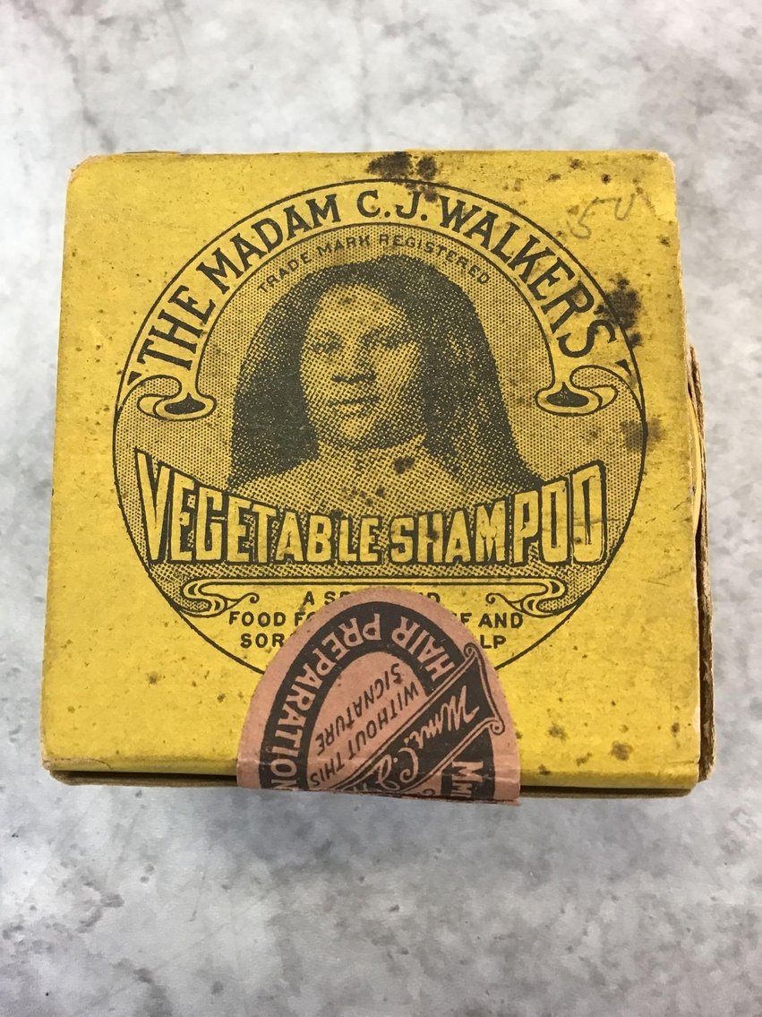 Image for Madame C.J. Walker's Shampoo and Assorted Soap & Product Containers