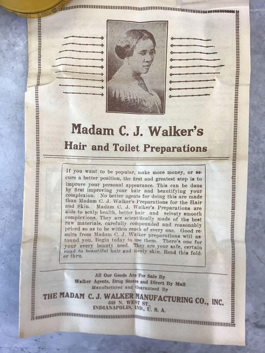 Image for Madame C.J. Walker's Shampoo and Assorted Soap & Product Containers