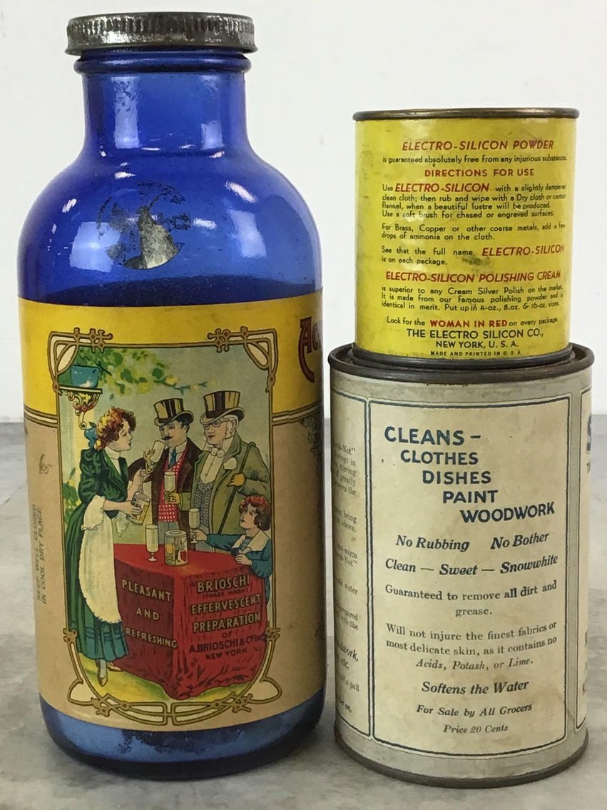Image for Madame C.J. Walker's Shampoo and Assorted Soap & Product Containers