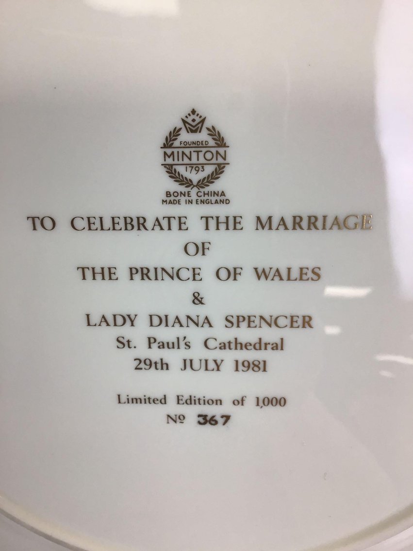 Image for Prince Charles & Princess Diana Bone China Memorabilia