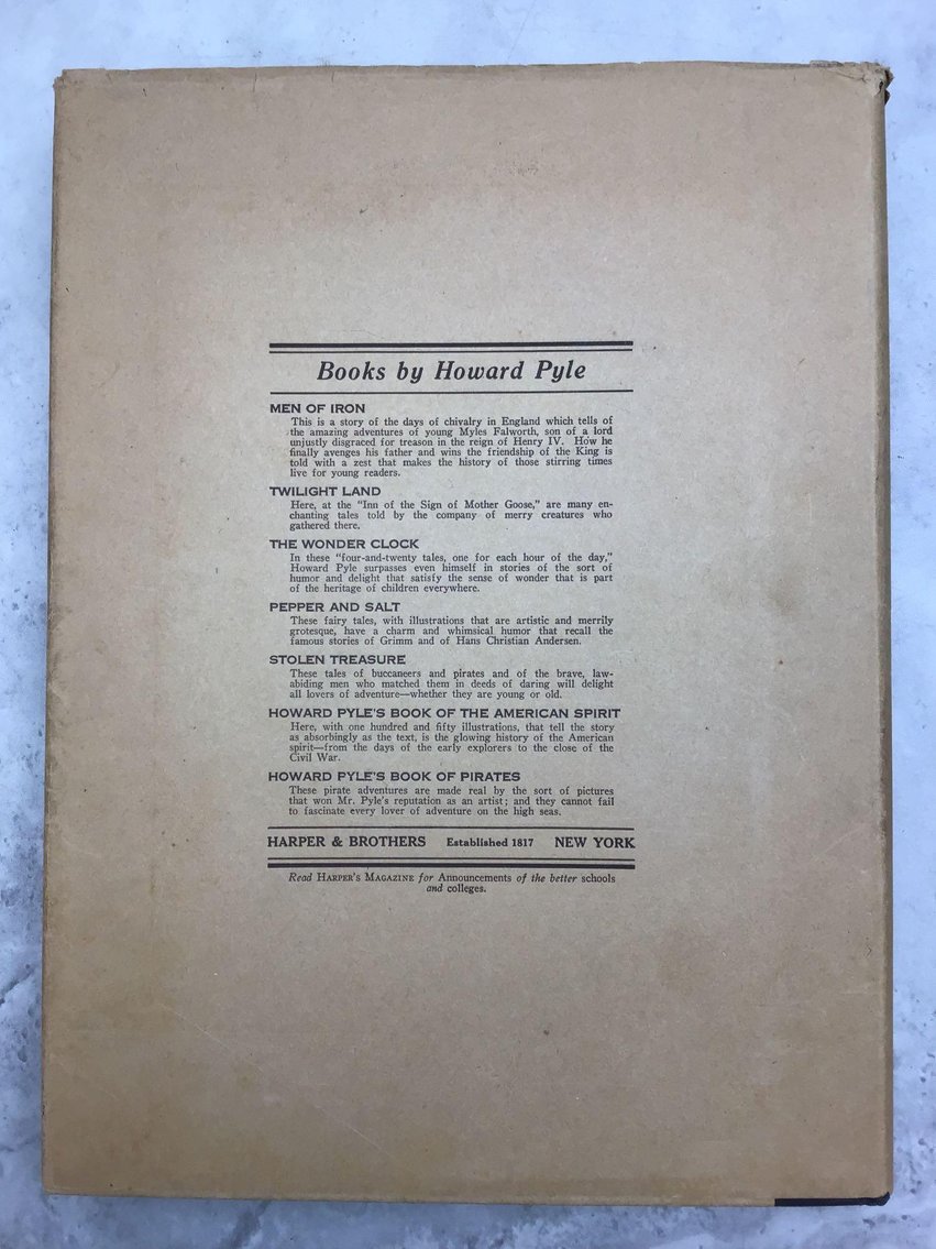 Image for HOWARD PYLE BOOK