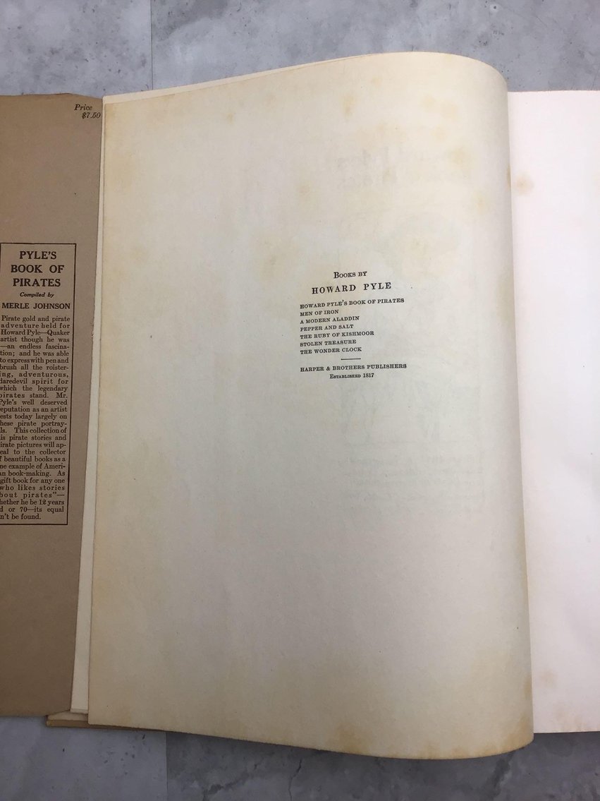 Image for HOWARD PYLE BOOK