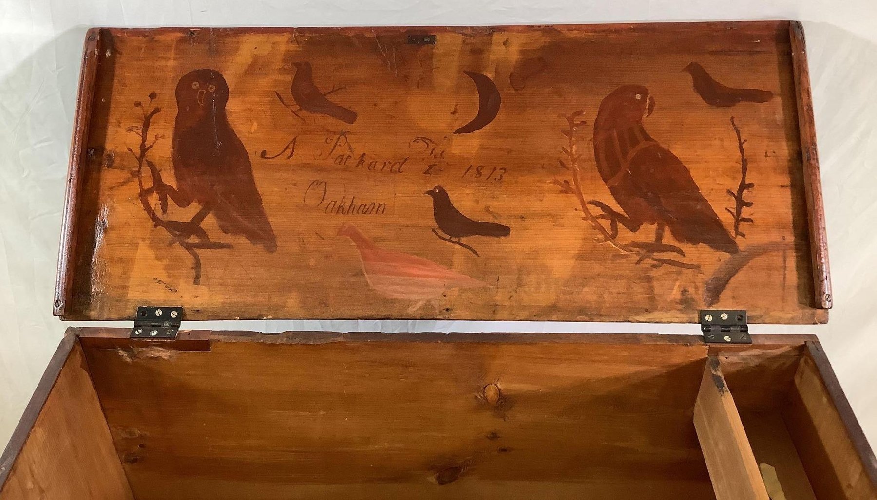 Image for Decorated Blanket Chest with Sigle Drawer