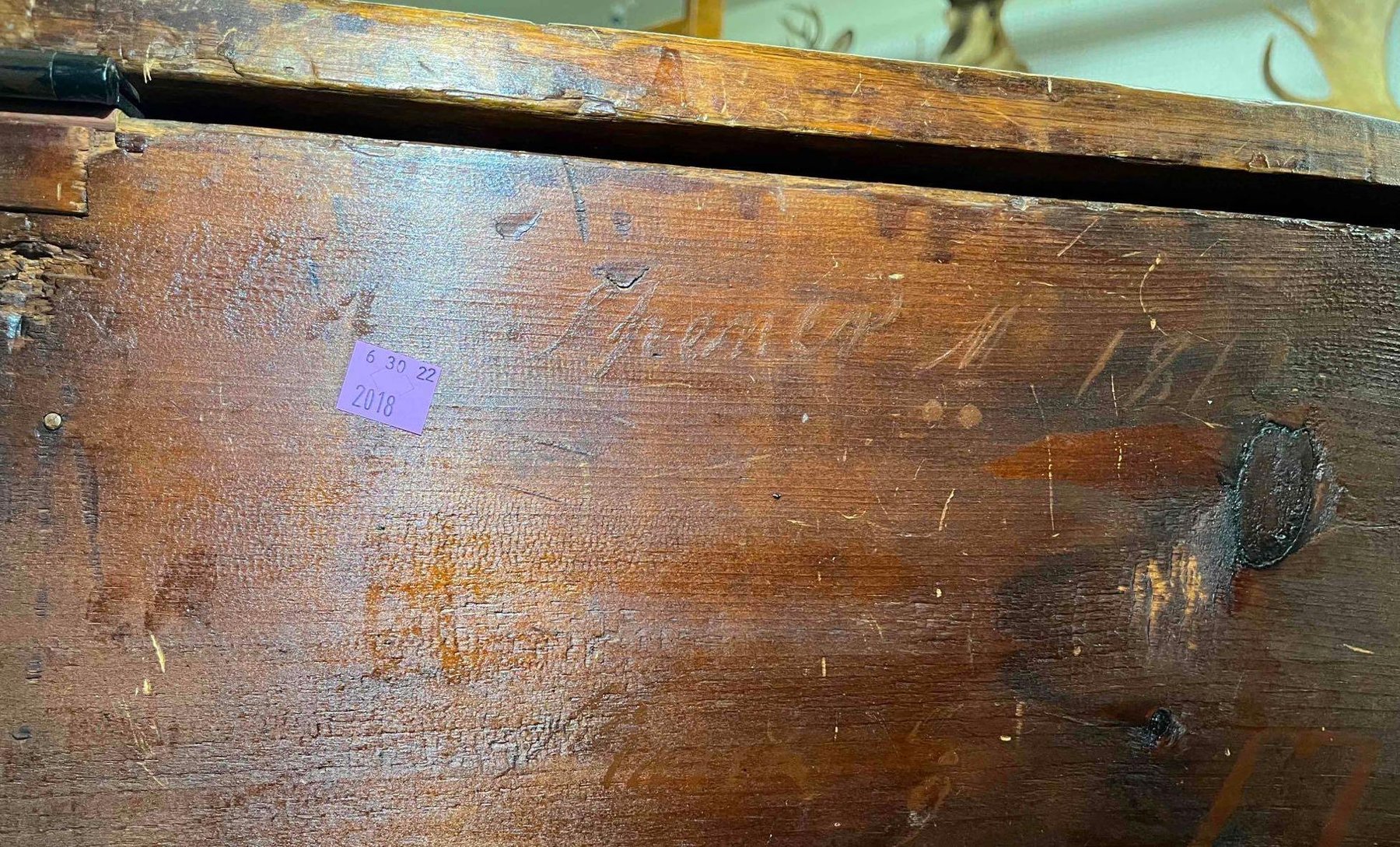 Image for Decorated Blanket Chest with Sigle Drawer