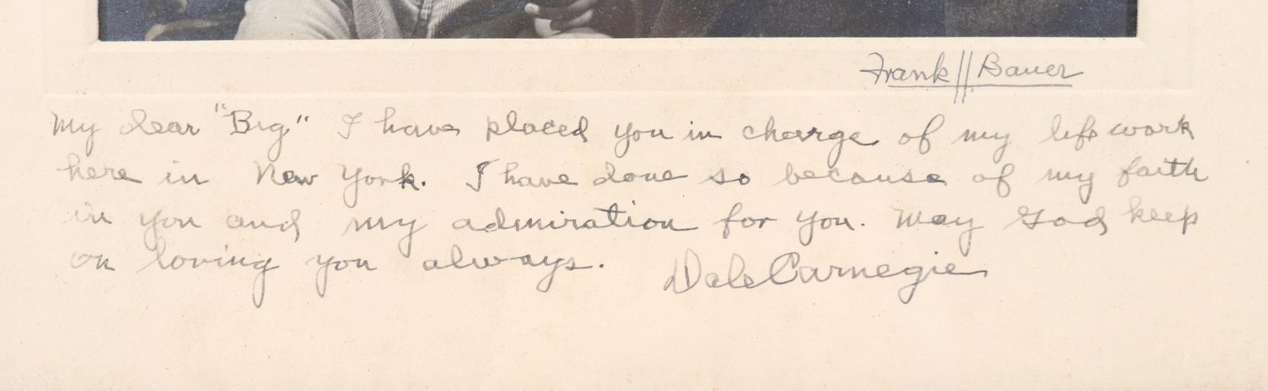 Image for Autograph of Dale Carnegie