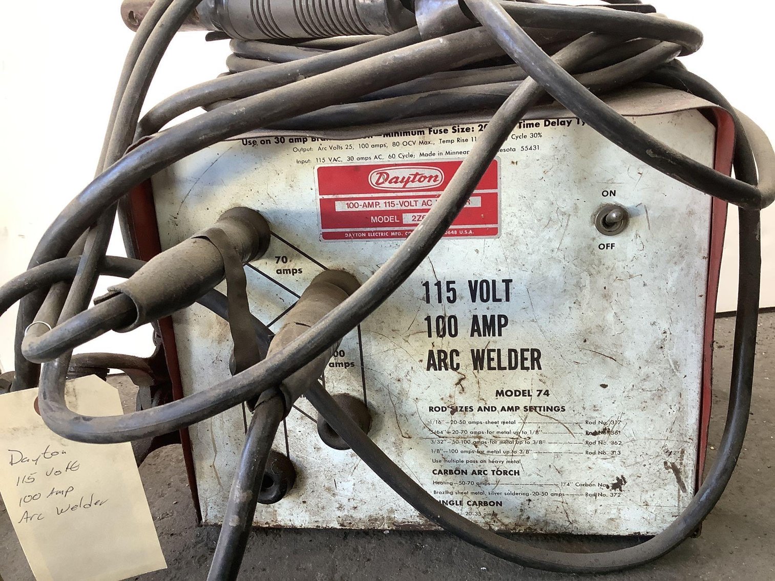 Image for Dayton Arc Welder