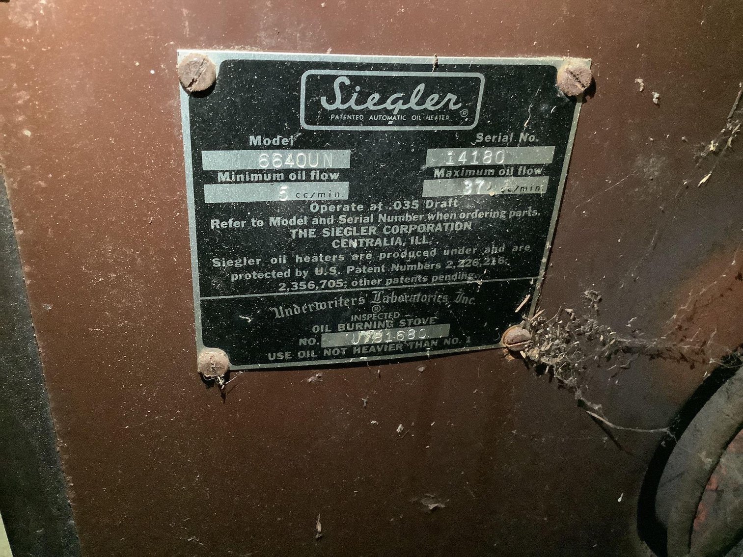 Image for Siegler Oil Heater