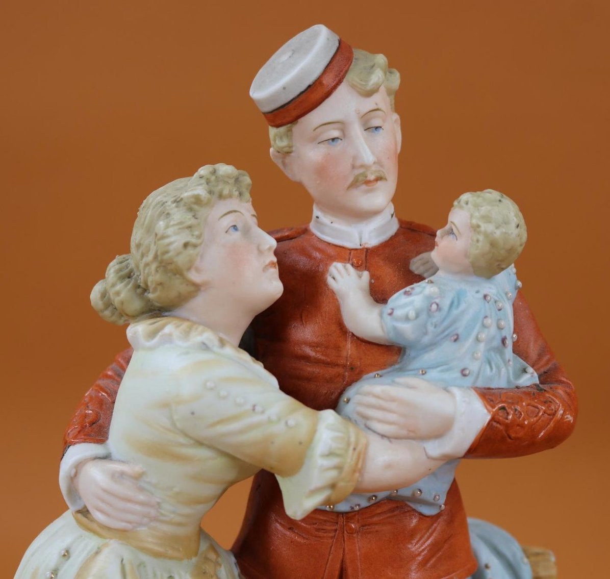 Image for BISQUE FIGURINES.