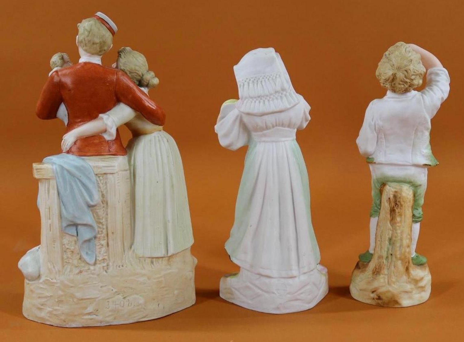 Image for BISQUE FIGURINES.