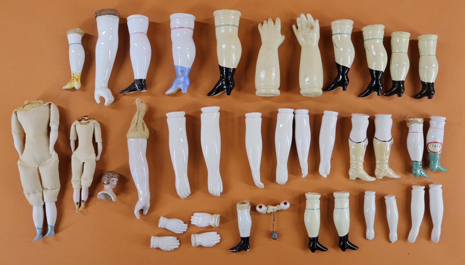 Image for CHINA DOLL BODY PARTS.